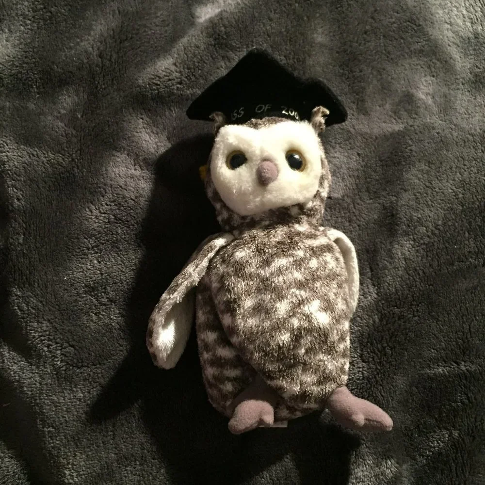 Graduating Owl Plush - Picture 1 of 14